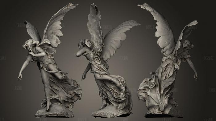 ангел Силенсио от Ридауры 3d stl модель для ЧПУ